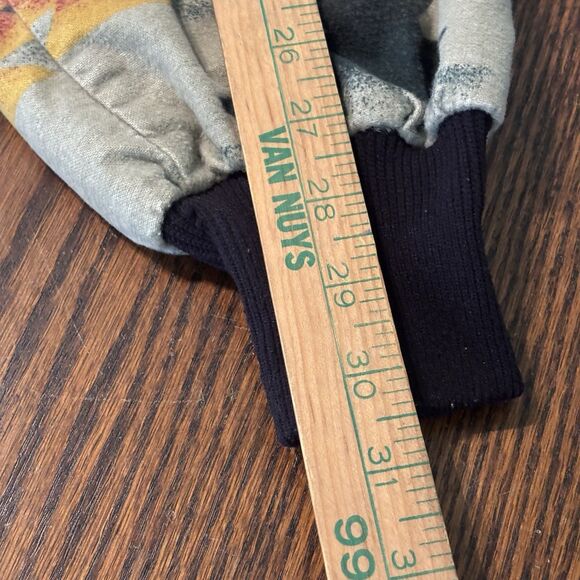 Vintage Western Aztec Bomber Jacket Santa Fe Men's M  E.M.I. Made in USA - Picture 14 of 15